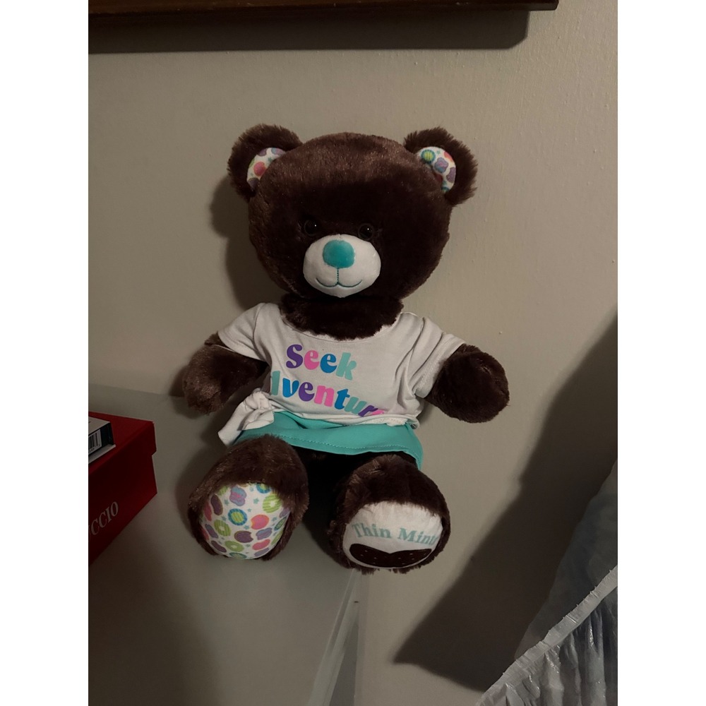 Build-A-Bear Girl Scouts Thin Mints Cookie Bear Plush Seek Adventure Outfit
